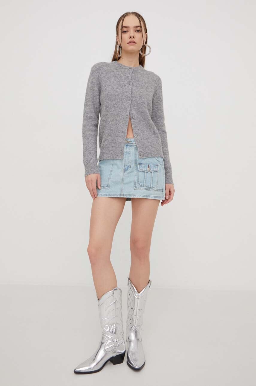 Джинсова спідниця Guess Originals mini пряма
