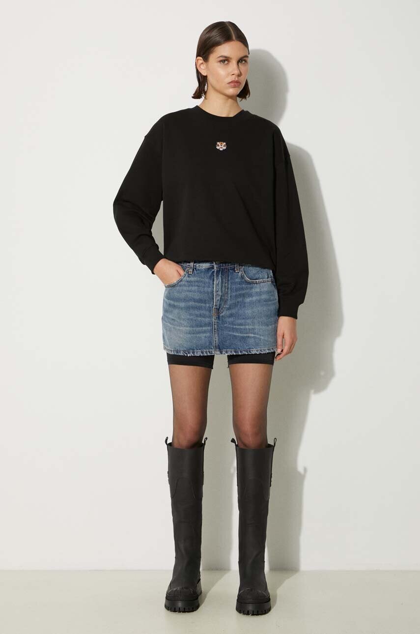 Джинсова спідниця Fiorucci Mid Blue Denim Mini Skirt mini пряма W01FPDSK077DN01DN02