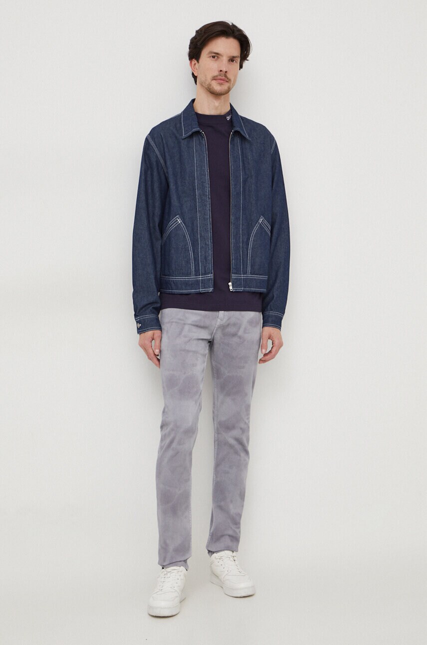 Джинси Pepe Jeans SLIM CLOUDED чоловічі колір сірий PM207399