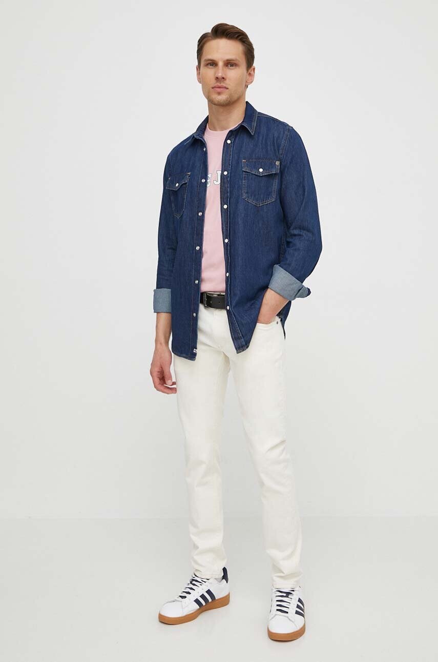 Джинси Pepe Jeans TAPERED чоловічі колір бежевий PM207390WI5