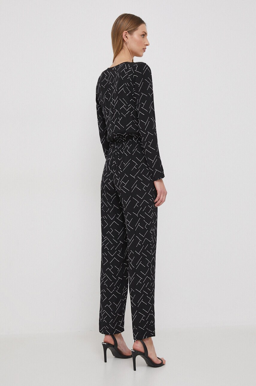 Комбінезон Pepe Jeans ALEJANDRA колір чорний декольте трикутник PL230473