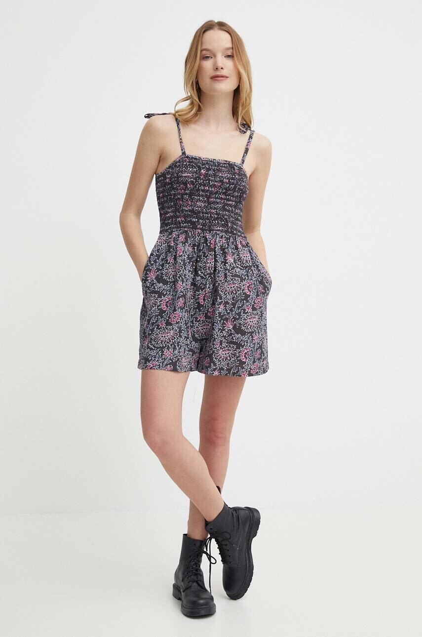 Комбінезон Pepe Jeans DIMAS колір сірий декольте каро PL230493