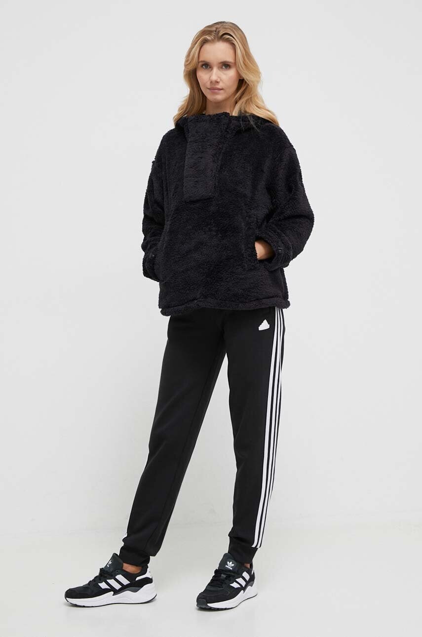 Спортивні штани adidas колір чорний з аплікацією