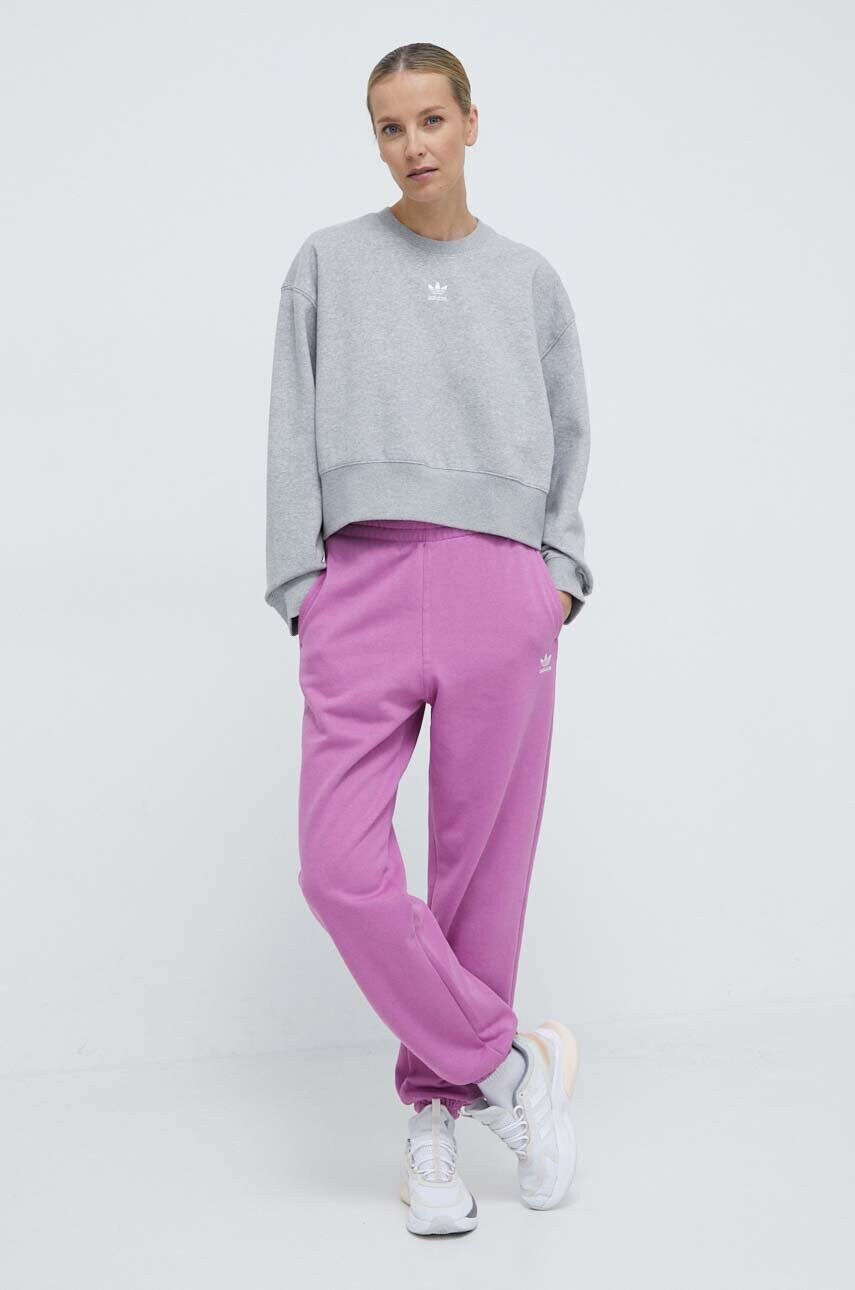 Спортивні штани adidas Originals Essentials Fleece Joggers колір рожевий однотонні IR5964