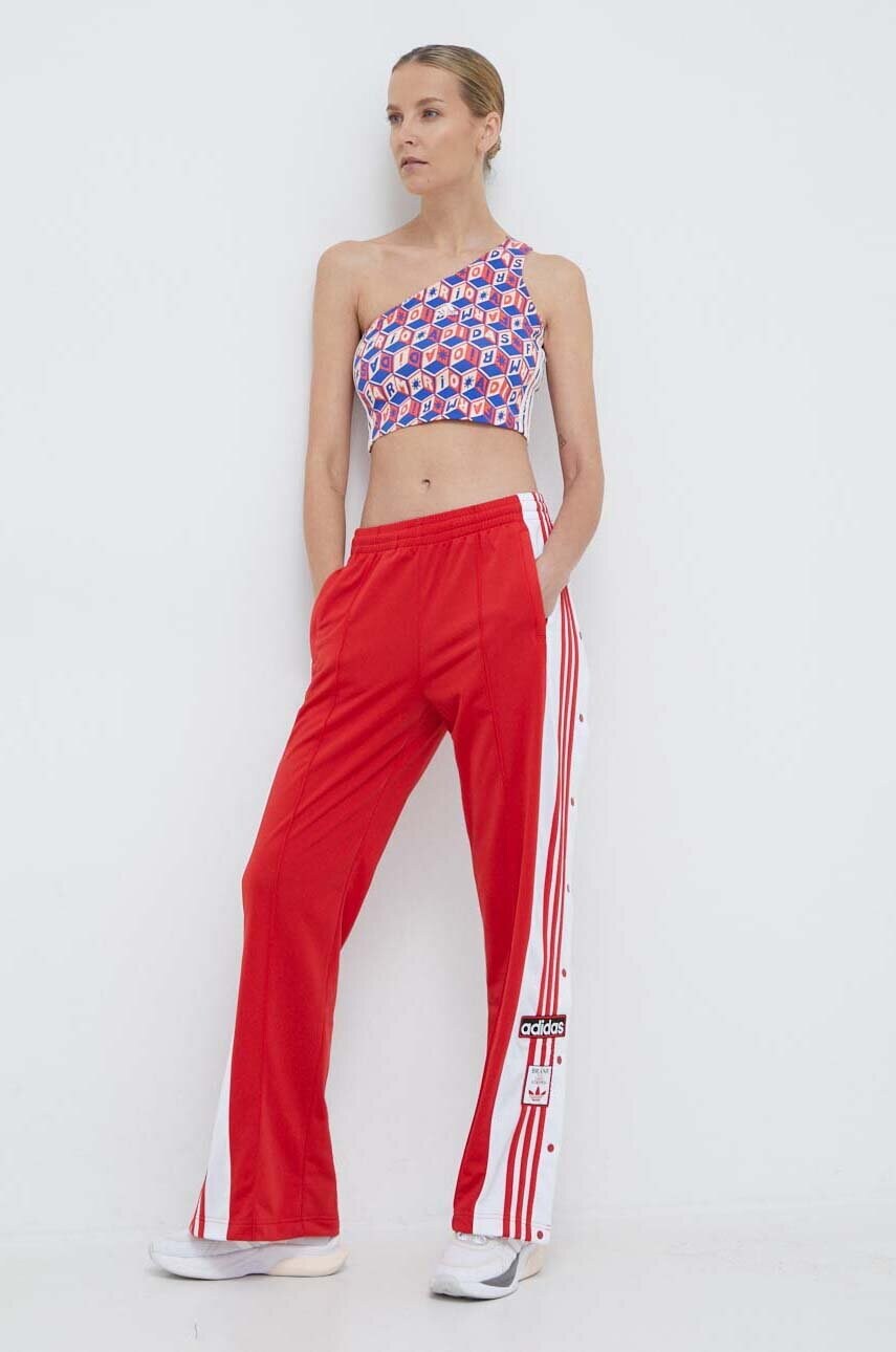 Спортивні штани adidas Originals Adibreak Pant колір червоний візерунок IP0620
