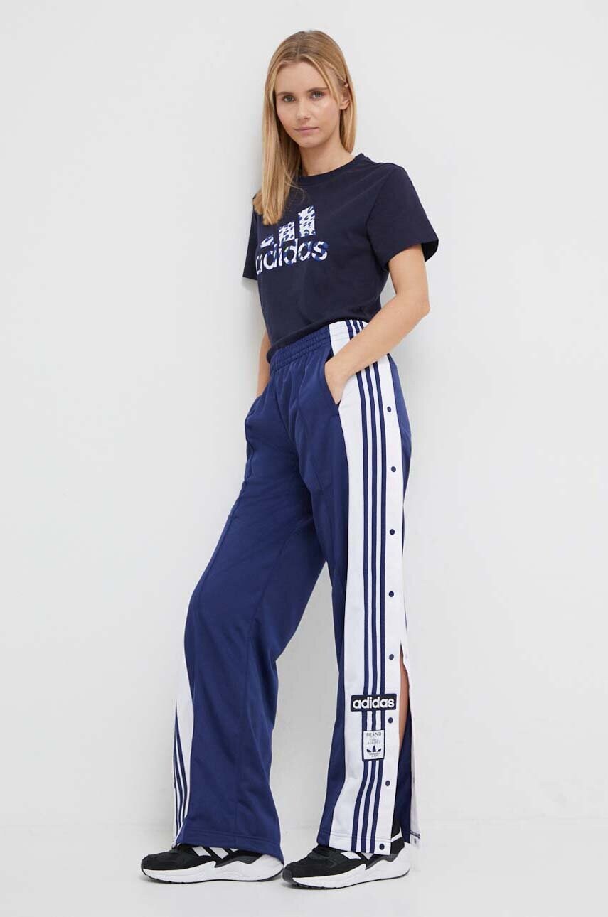 Спортивні штани adidas Originals колір синій візерунок