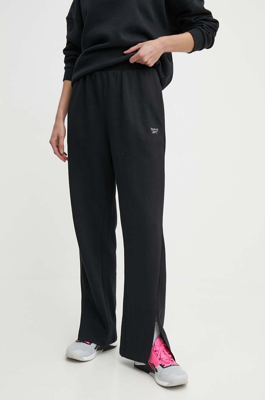 Купити Спортивні штани Reebok Classic Wardrobe Essentials колір чорний однотонні 100075540 – головне зображення
