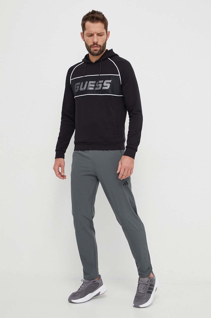 Штани для тренувань adidas Performance колір зелений однотонні
