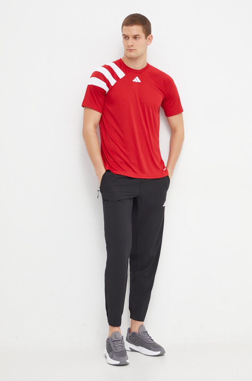 Штани для тренувань adidas Performance TR-ES колір чорний однотонні