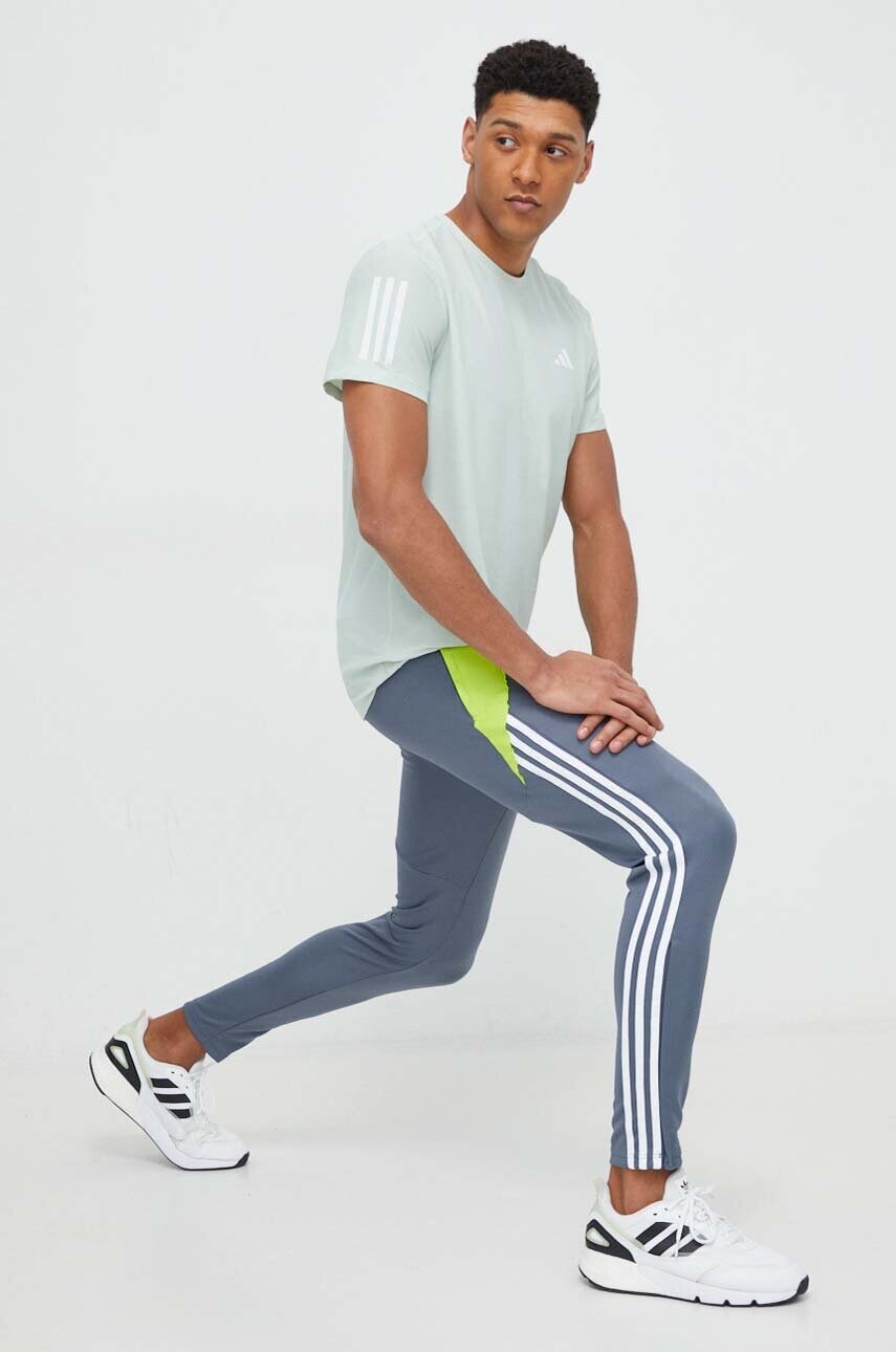 Штани для тренувань adidas Performance Tiro 24 колір сірий візерунок