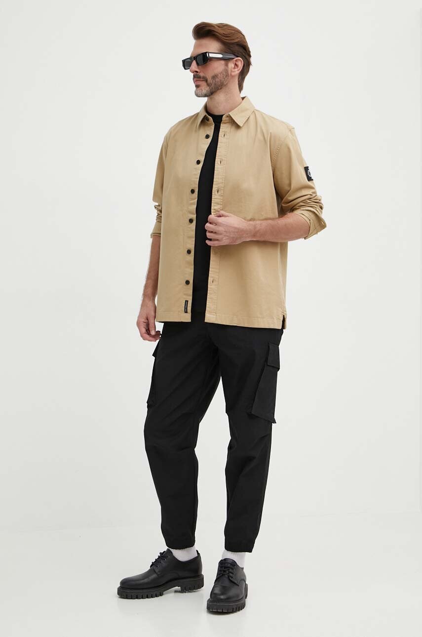 Бавовняні штани Armani Exchange колір чорний 3DZP55 ZN3MZ