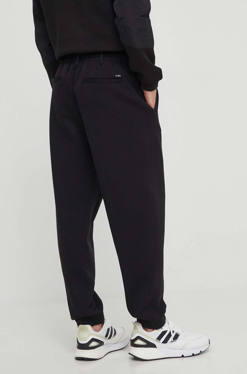 Штани Emporio Armani чоловічі колір чорний прямі 3D1P75 1JHSZ