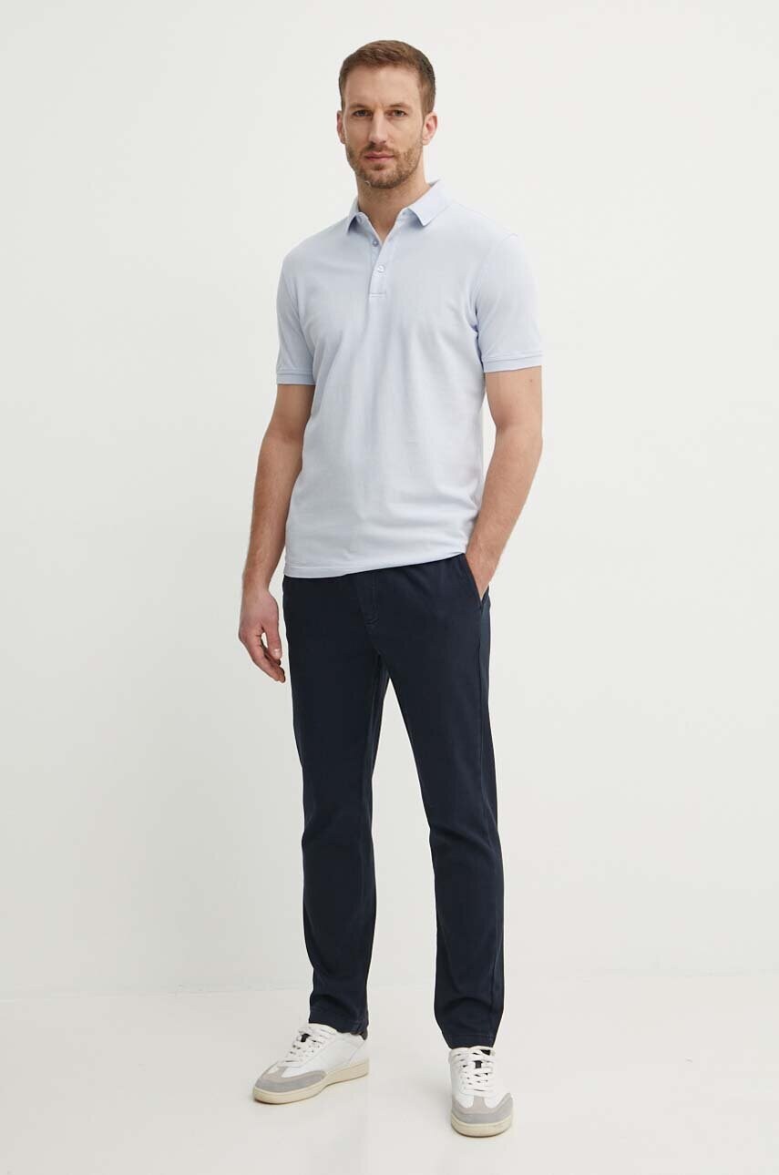 Штани Pepe Jeans GYMDIGO PULL ON PANT чоловічі колір синій фасон chinos PM211692