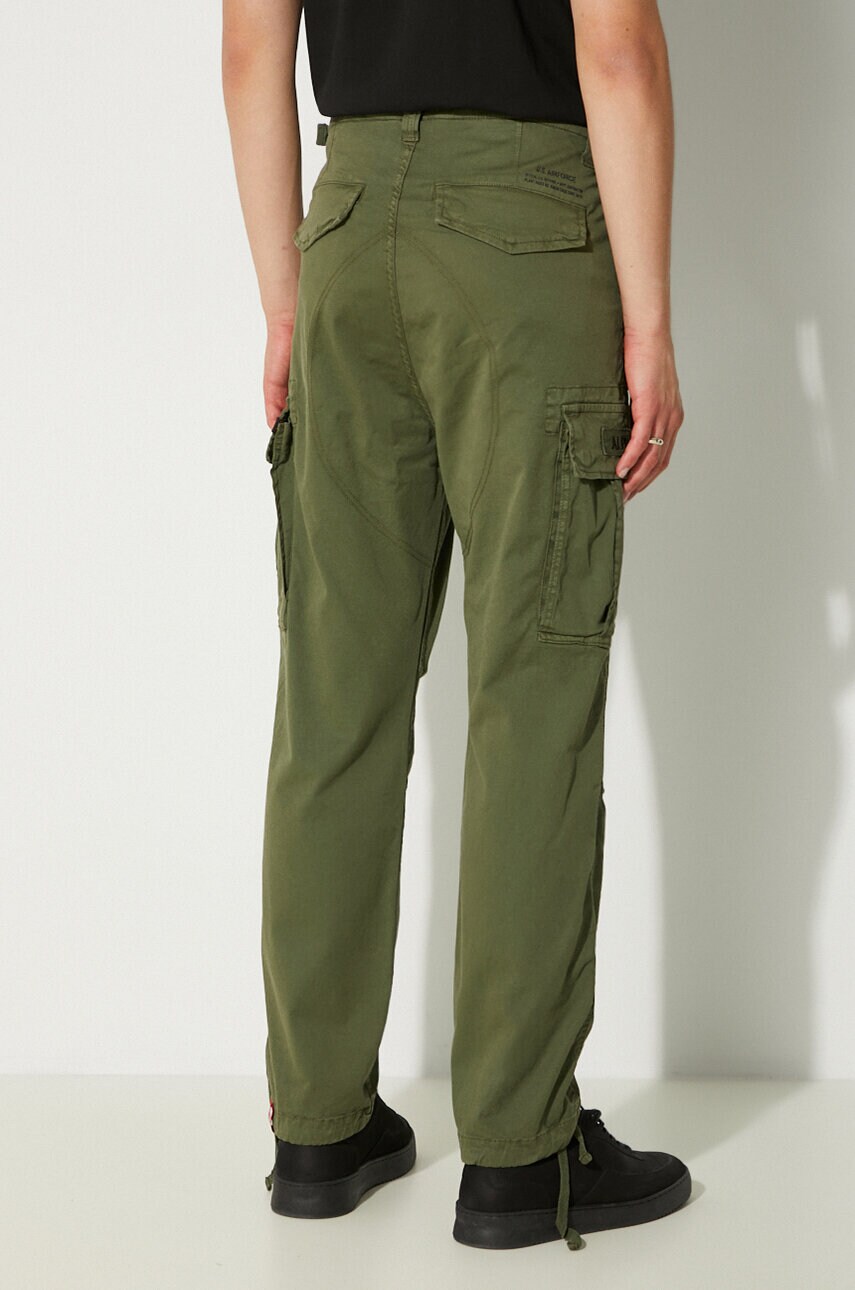 Штани Alpha Industries Squad Pant чоловічі колір зелений прямі 188202