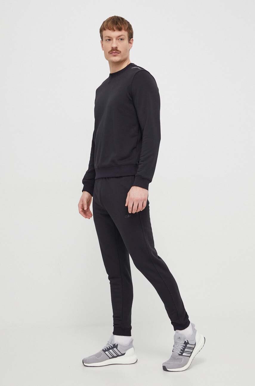 Штани для тренувань Calvin Klein Performance колір чорний однотонні
