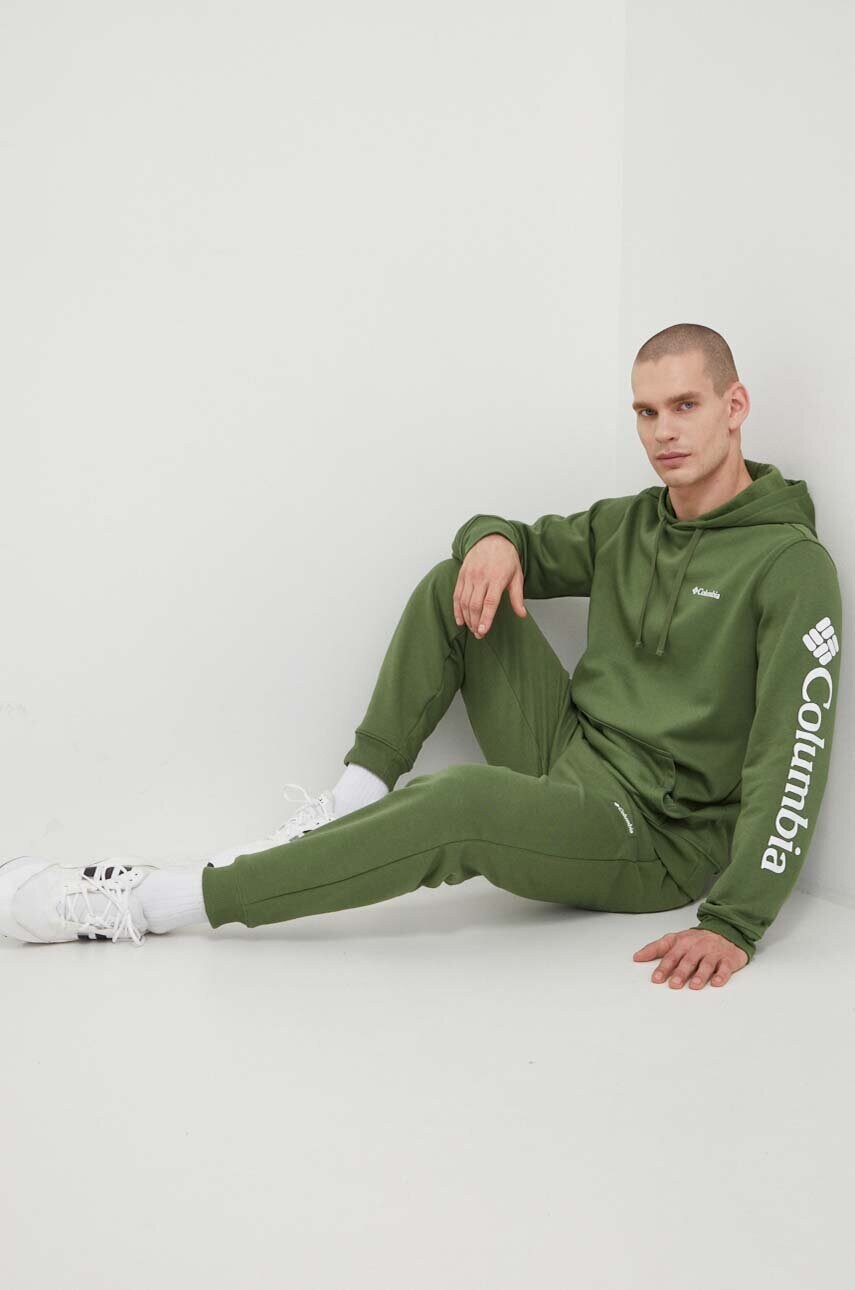 Спортивні штани Columbia колір зелений