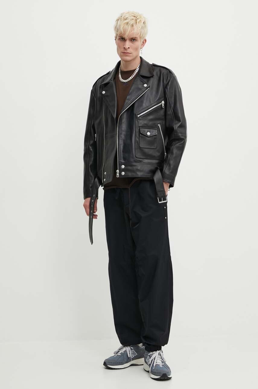 Спортивні штани A-COLD-WALL* Cinch Pant колір чорний однотонні ACWMB266