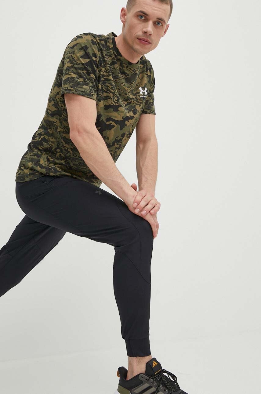 Штани для тренувань Under Armour Unstoppable колір чорний однотонні