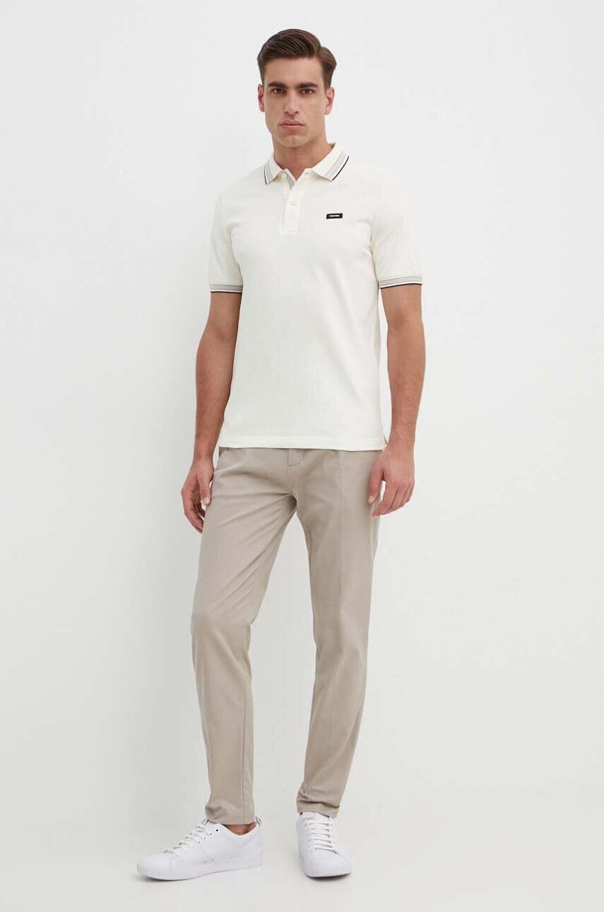 Штани Calvin Klein чоловічі колір сірий прямі K10K113662