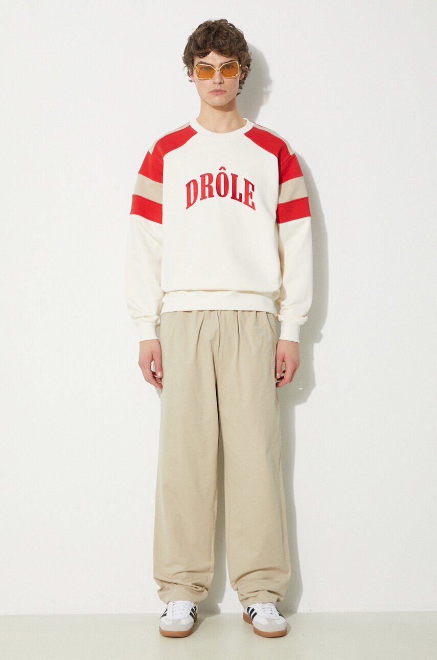 Бавовняні штани ICECREAM Skate Pant колір бежевий фасон chinos IC24109