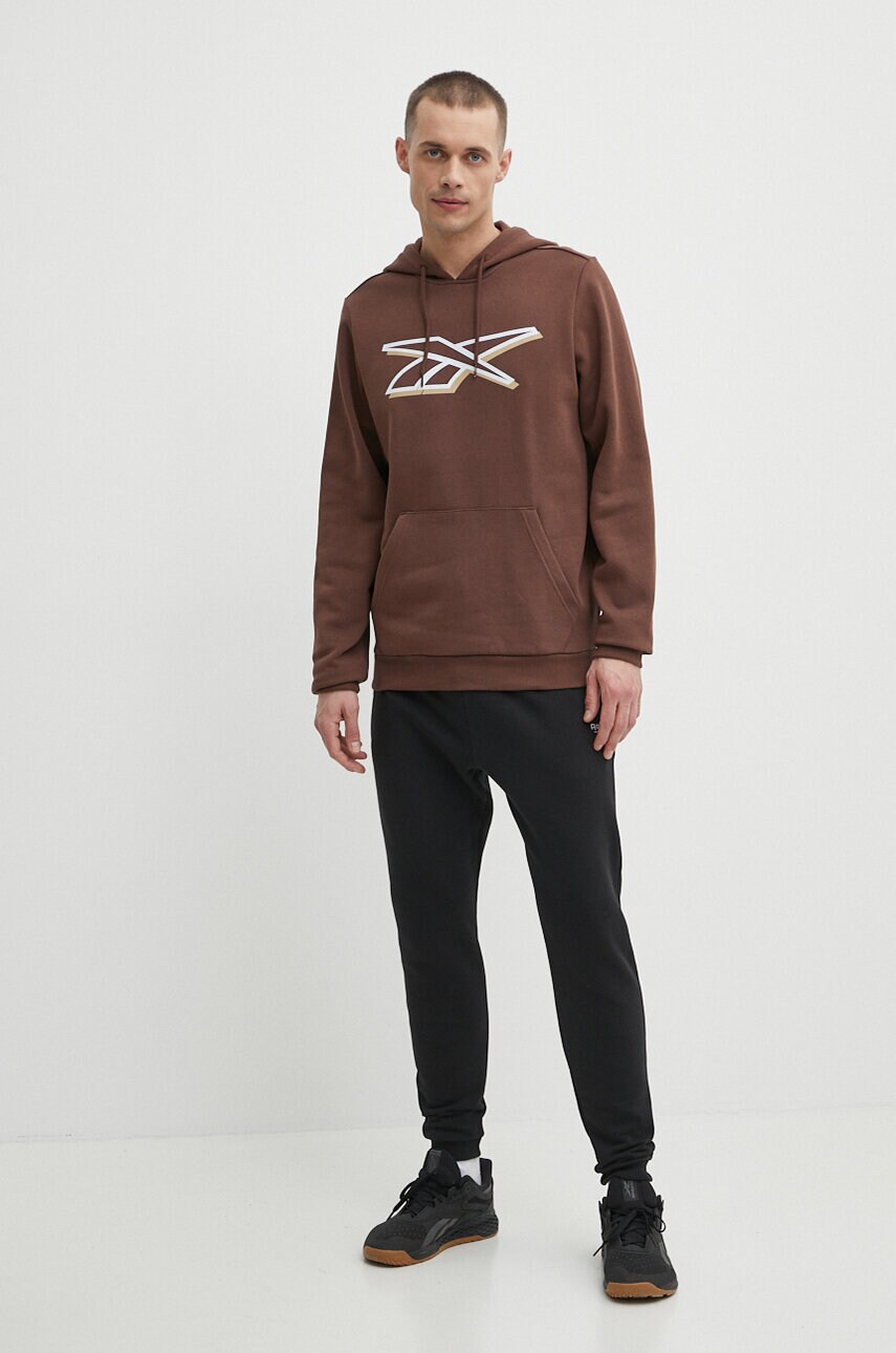 Спортивні штани Reebok Identity колір чорний однотонні 100202842