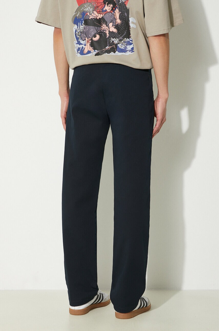 Штани Norse Projects Aros Regular Organic чоловічі колір синій прямі N25.0368.7004
