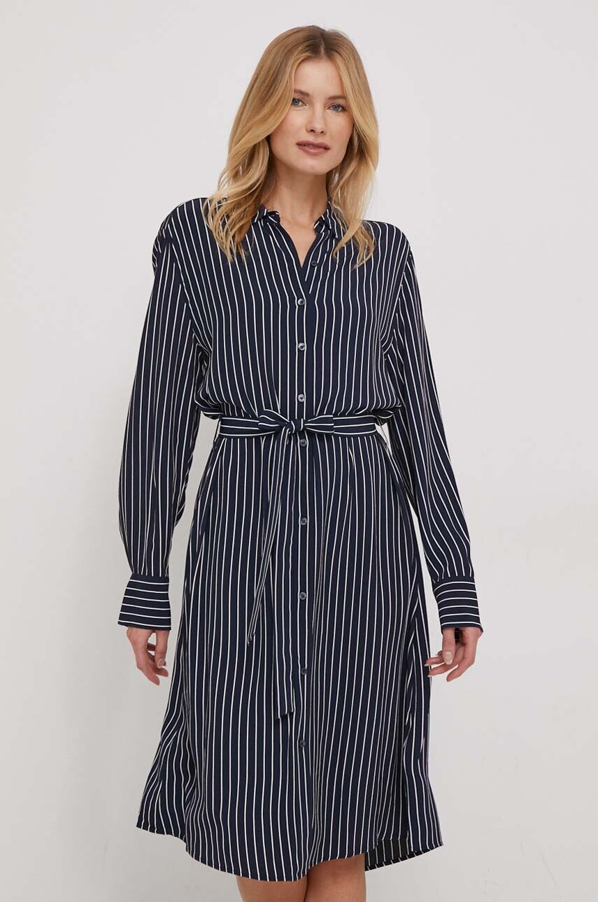 Сукня Tommy Hilfiger колір синій mini розкльошена