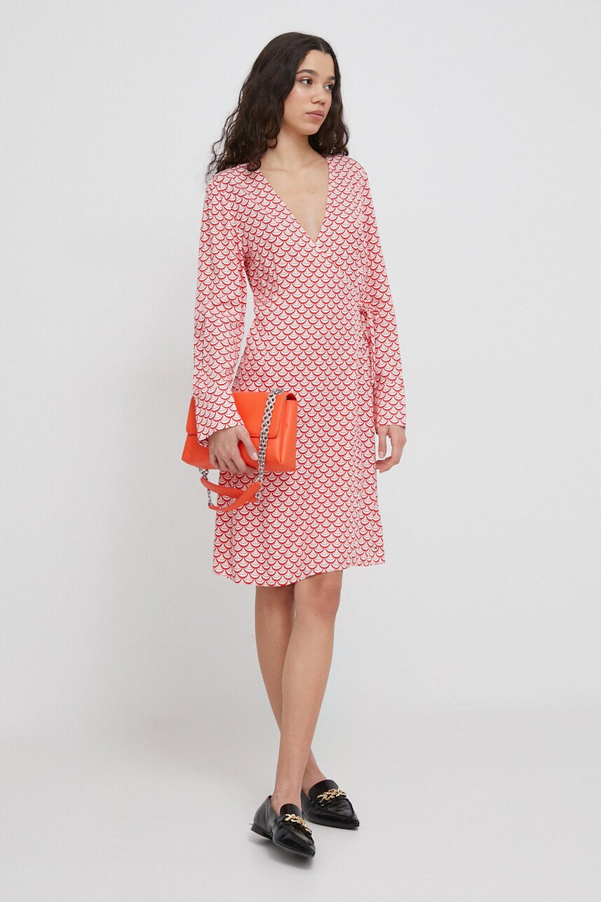 Сукня Tommy Hilfiger колір червоний mini розкльошена