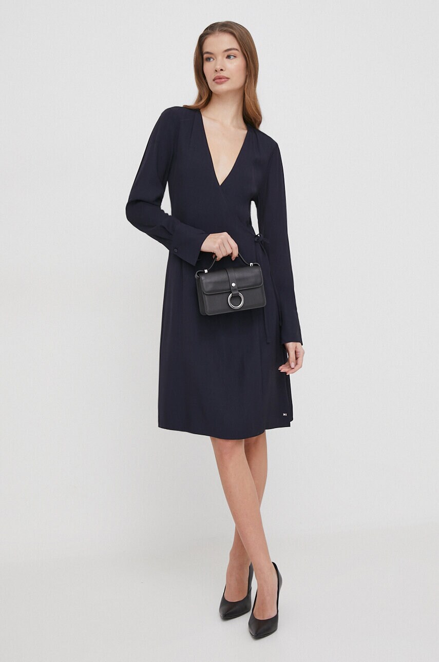 Сукня Tommy Hilfiger колір синій mini розкльошена