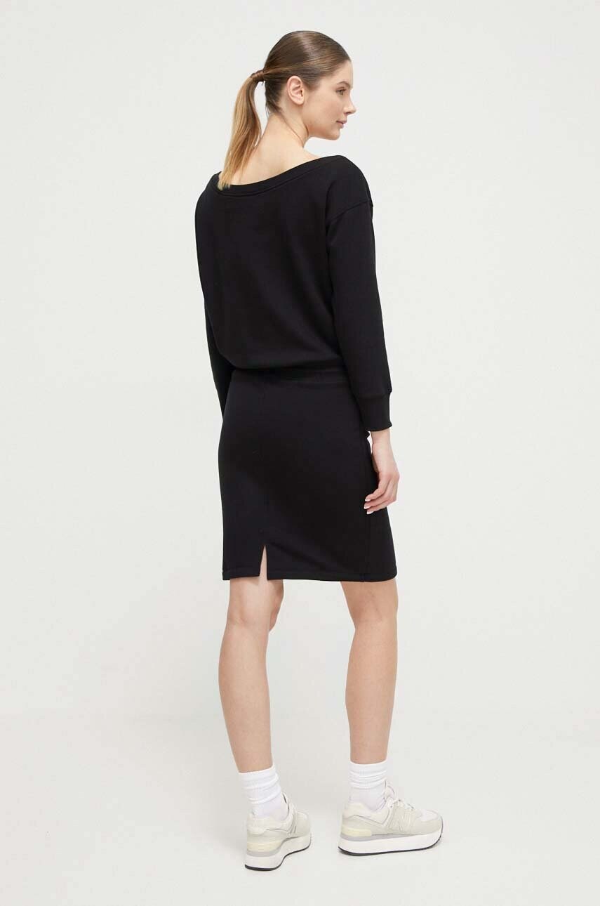 Сукня Dkny колір чорний mini пряма