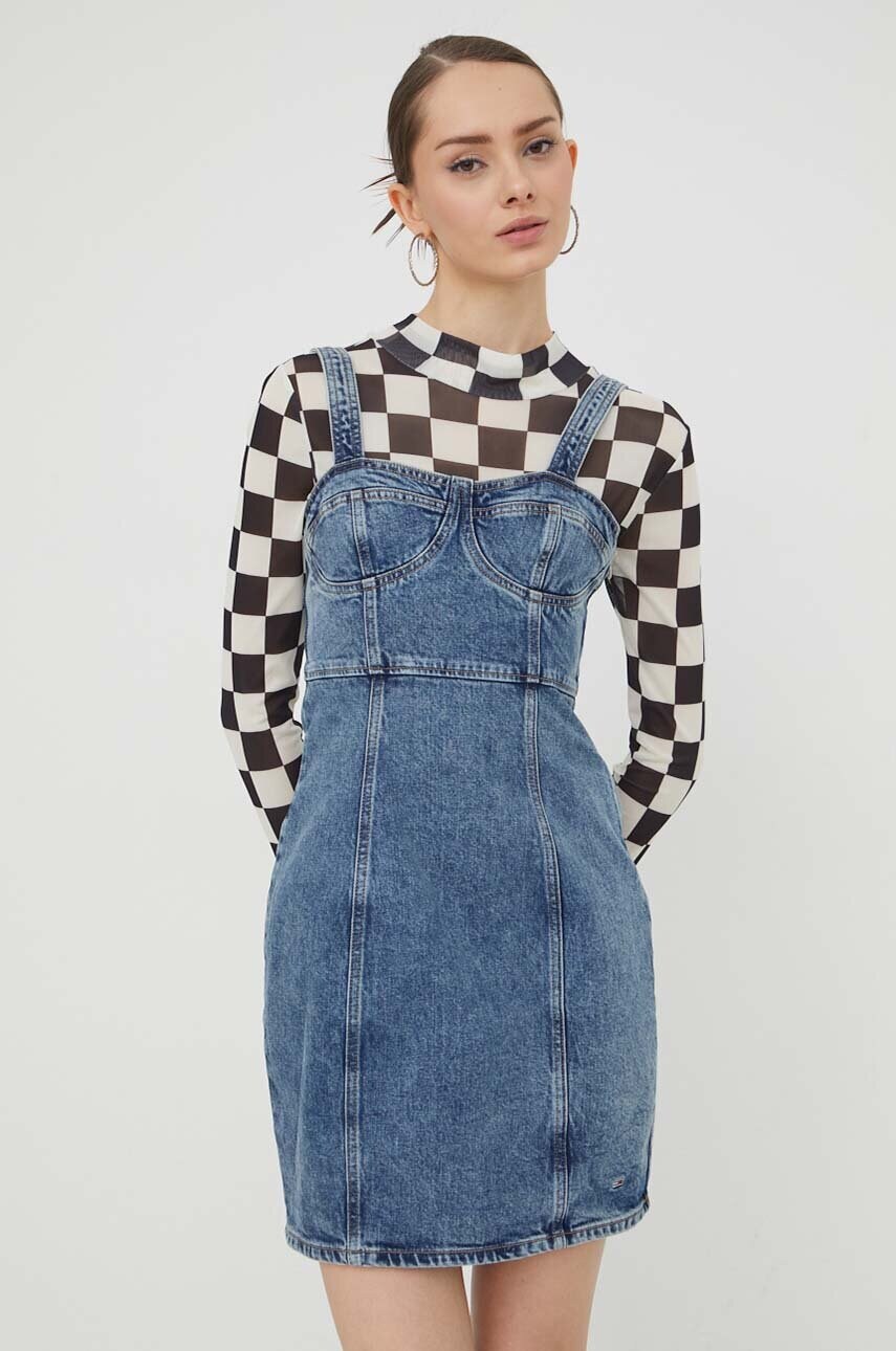 Джинсова сукня Tommy Jeans mini облягаюча