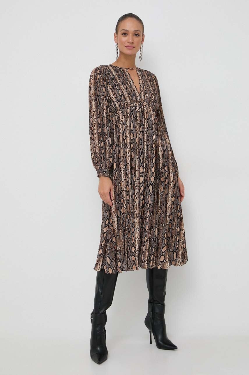 Сукня MICHAEL Michael Kors колір чорний midi oversize