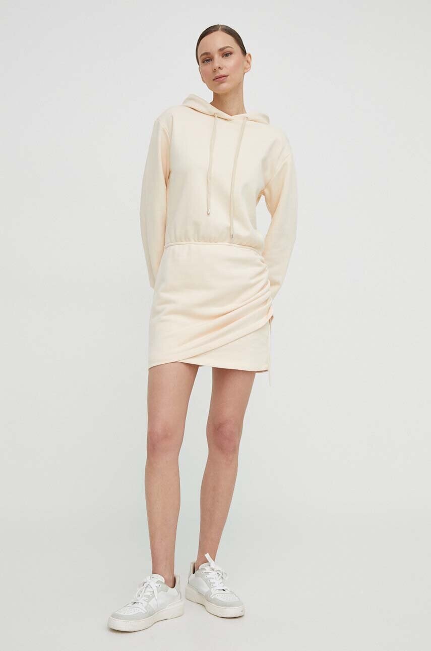 Сукня Patrizia Pepe колір бежевий mini oversize