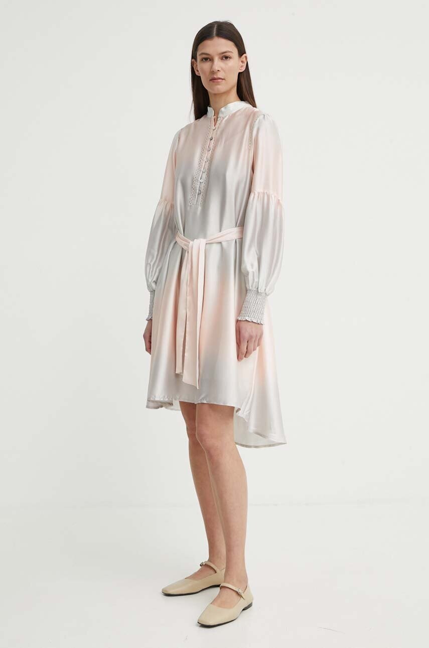 Сукня Bruuns Bazaar FadingBBChalinas колір бежевий mini розкльошена BBW3843