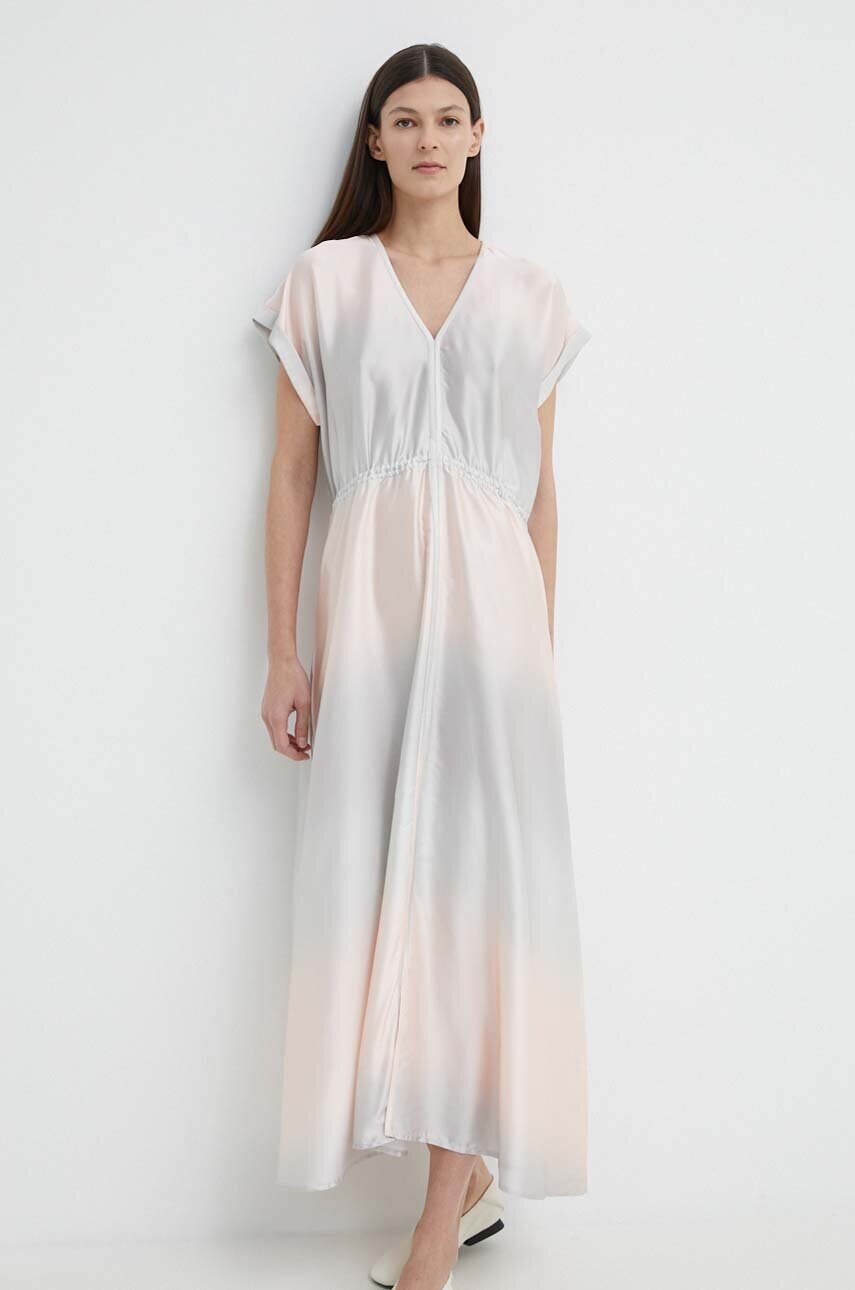 Сукня Bruuns Bazaar FadingBBGalina колір бежевий maxi oversize BBW3844