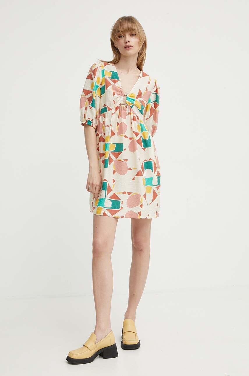 Сукня BA&SH ARANCIA колір бежевий mini oversize 1E24ARAN