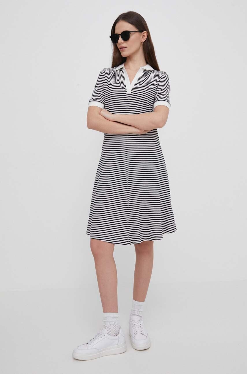 Сукня Tommy Hilfiger колір синій mini розкльошена