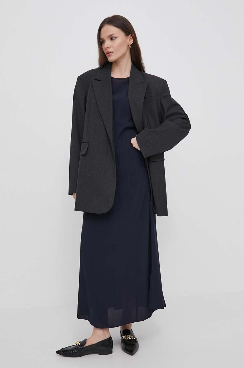 Сукня Tommy Hilfiger колір синій maxi розкльошена