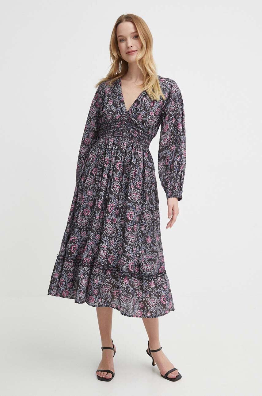 Сукня Pepe Jeans DIVINIA колір сірий mini розкльошена PL953489