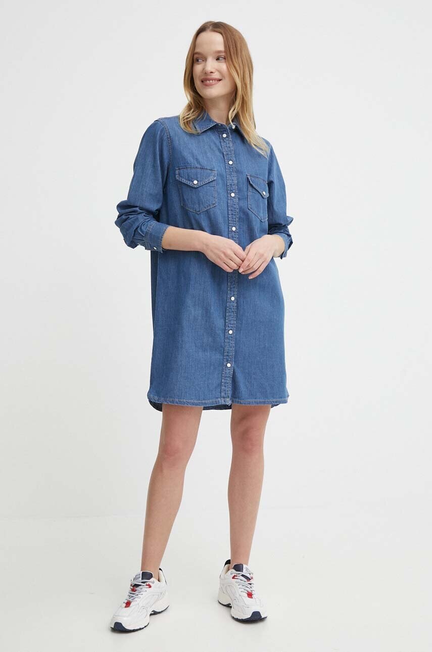 Джинсова сукня Pepe Jeans MAYA mini пряма PL953509DP5