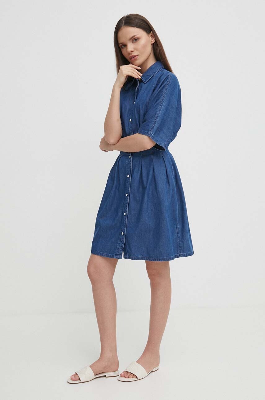 Сукня Pepe Jeans SARAH колір синій mini розкльошена PL953511