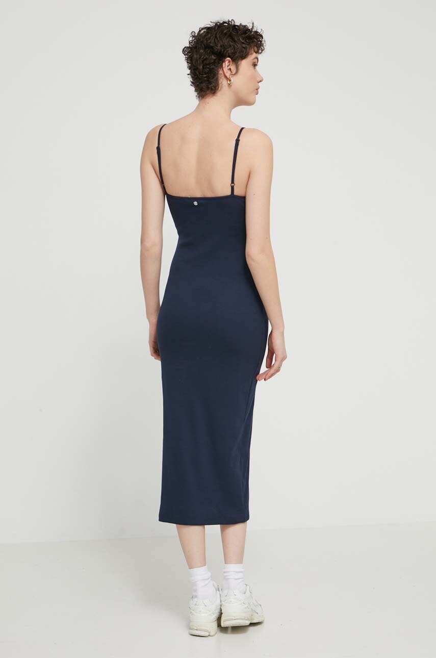 Сукня Roxy Wavey Lady колір синій midi облягаюча ERJKD03469