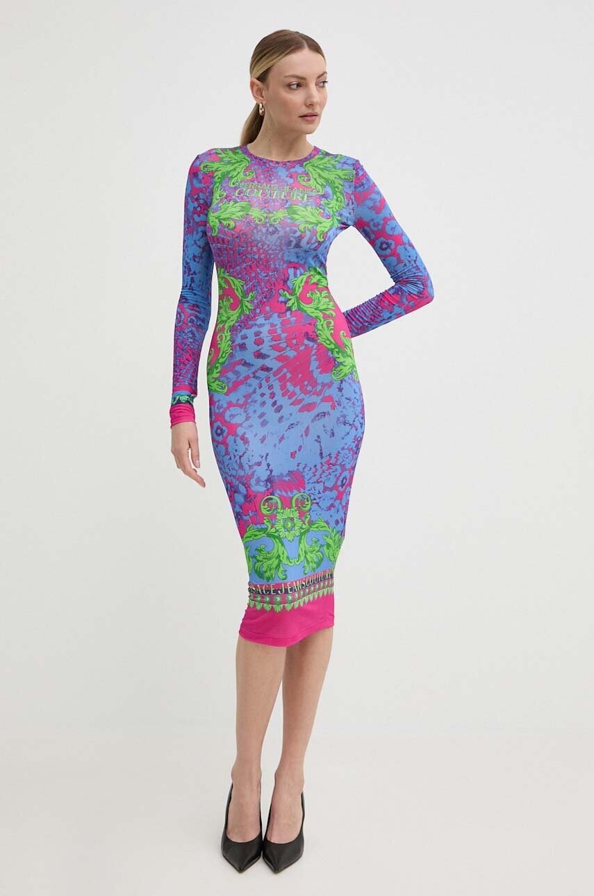Сукня Versace Jeans Couture midi облягаюча 76HAO9P8 JS331