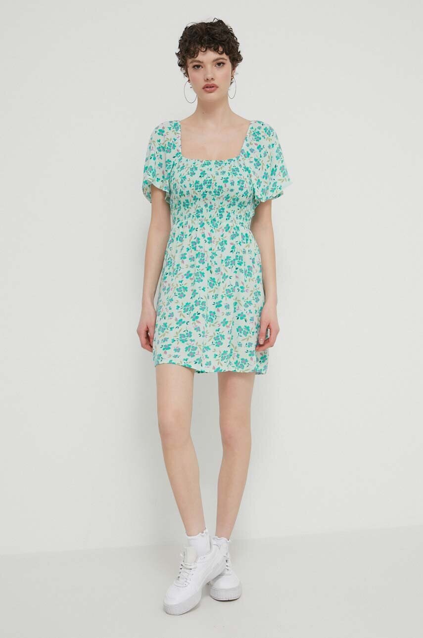 Сукня Billabong колір бірюзовий mini пряма ABJWD00668