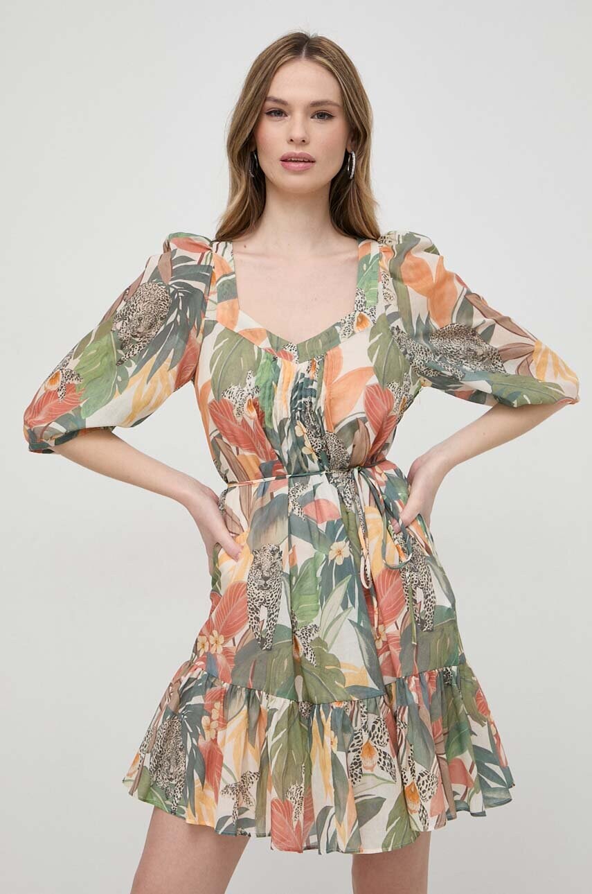 Бавовняна сукня Twinset mini розкльошена