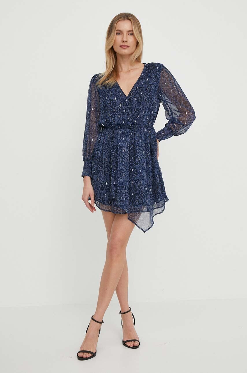 Сукня Pepe Jeans Camille колір синій mini розкльошена PL953521