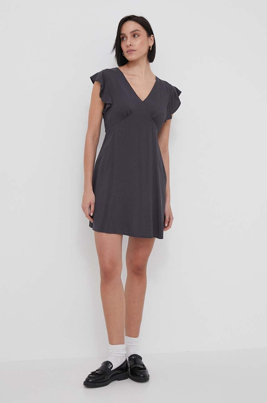Сукня Pepe Jeans CAMILA колір сірий mini розкльошена PL953522