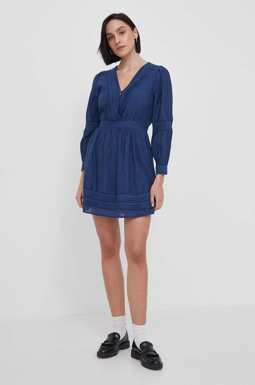 Сукня Pepe Jeans SUSI колір синій mini розкльошена PL953527