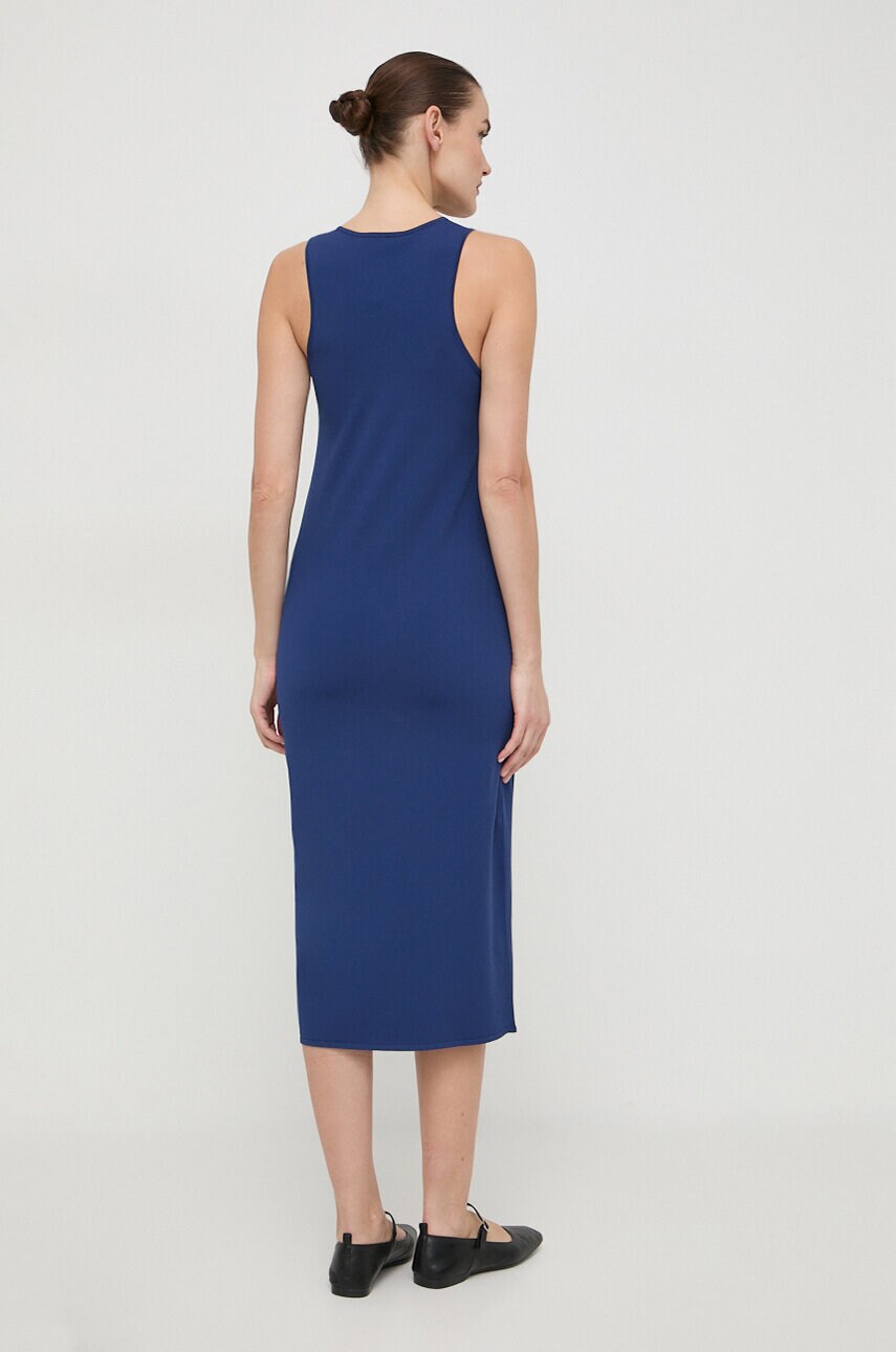 Сукня Weekend Max Mara колір синій midi пряма