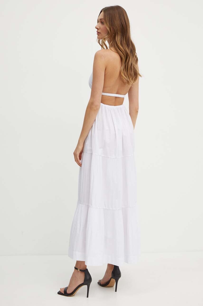 Сукня Patrizia Pepe колір білий maxi розкльошена 2A2776 A399
